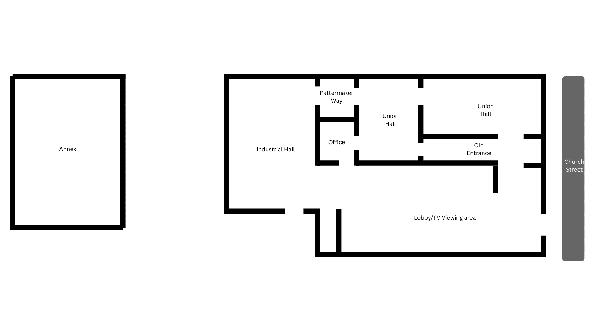 House layout with garage