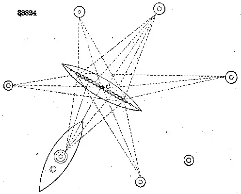 Abstract star-shaped line drawing